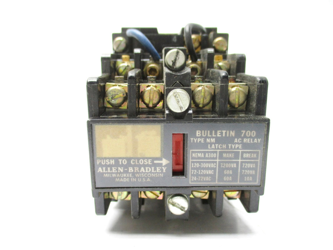 ALLEN BRADLEY 700-NM600A1 SER. D 110/120V 60A (BK/YL) NSMP
