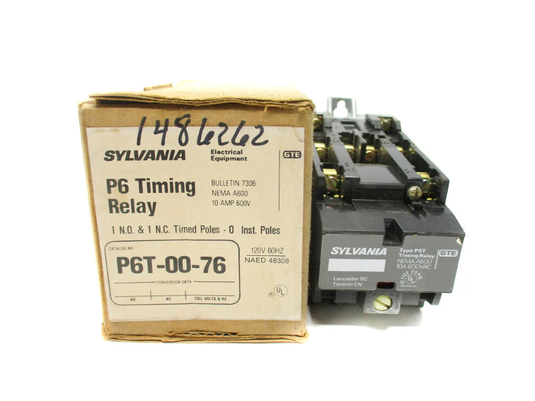 SYLVANIA P6T-00-76 SER. A 10A 110/120V NSMP