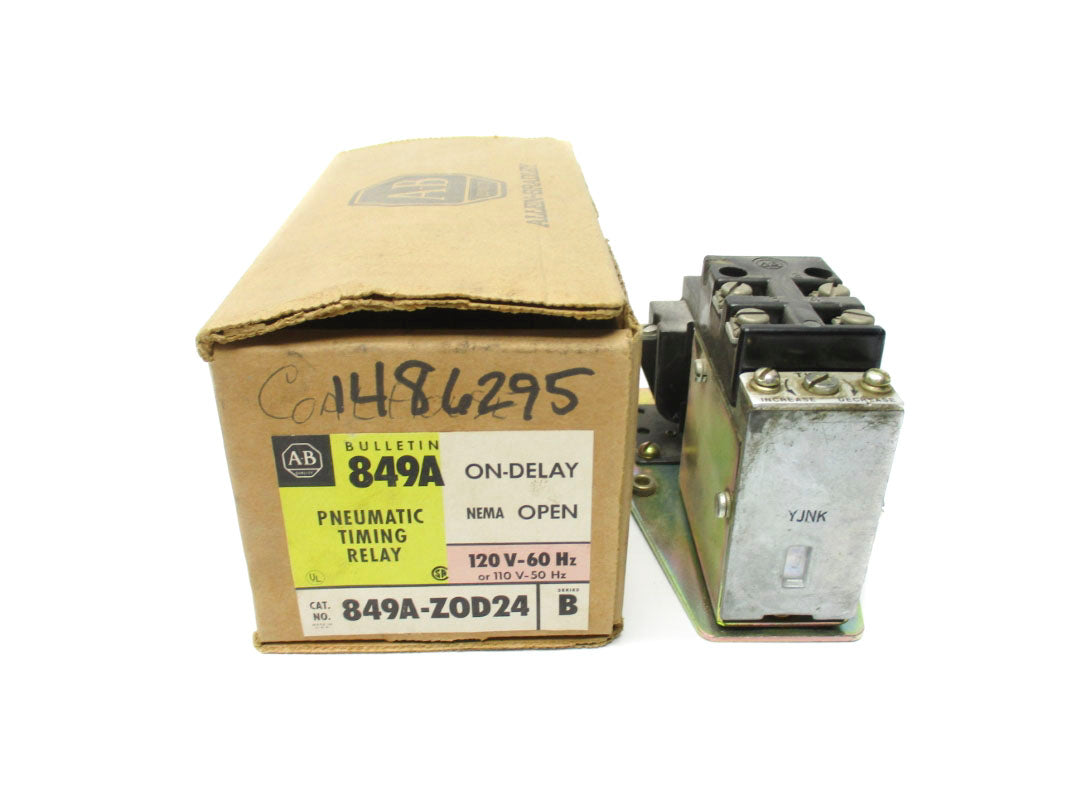 ALLEN BRADLEY 849A-ZOD24 SER. B 110/120V 60A (BK/YL) NSMP