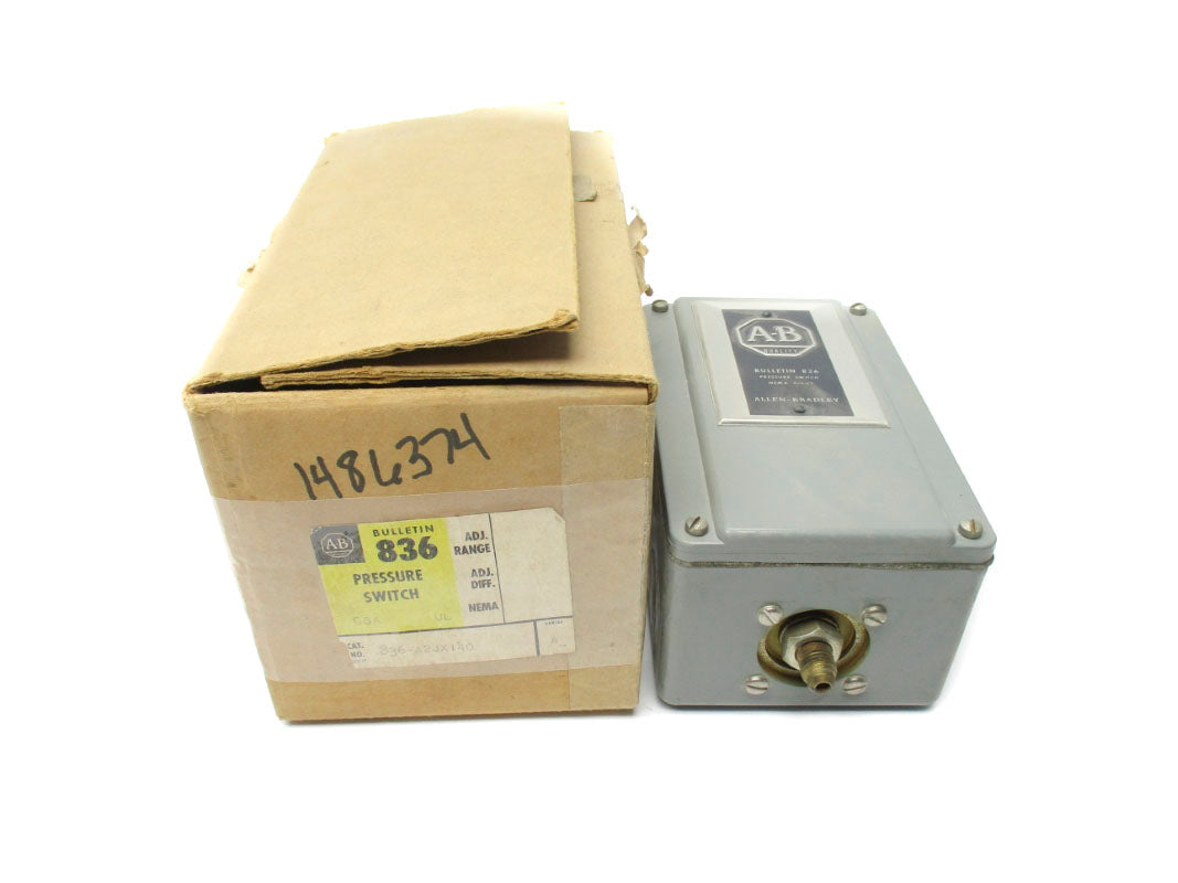 ALLEN BRADLEY 836-A2JX140 SER. A (BR/YL) NSMP