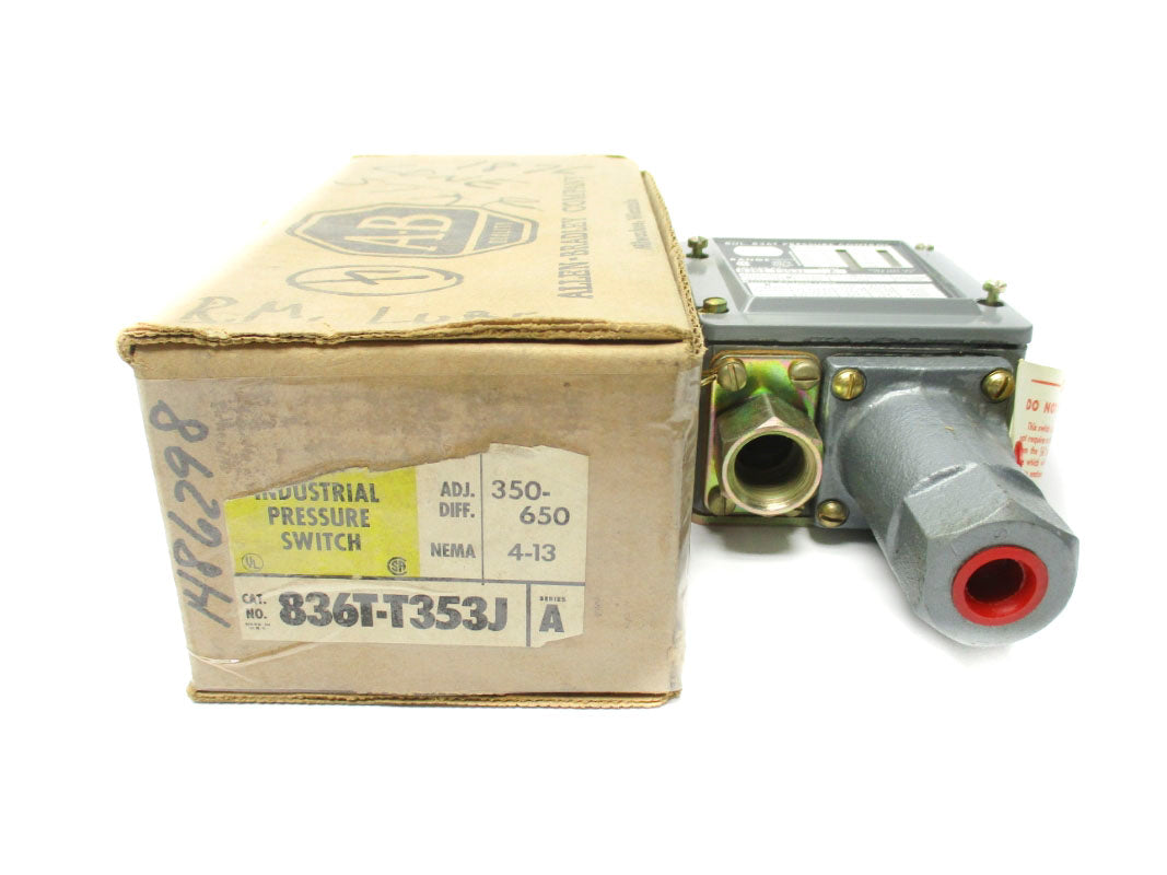 ALLEN BRADLEY 836T-T353J SER. A 600VAC 60A 5000PSI (BR/YL) NSMP