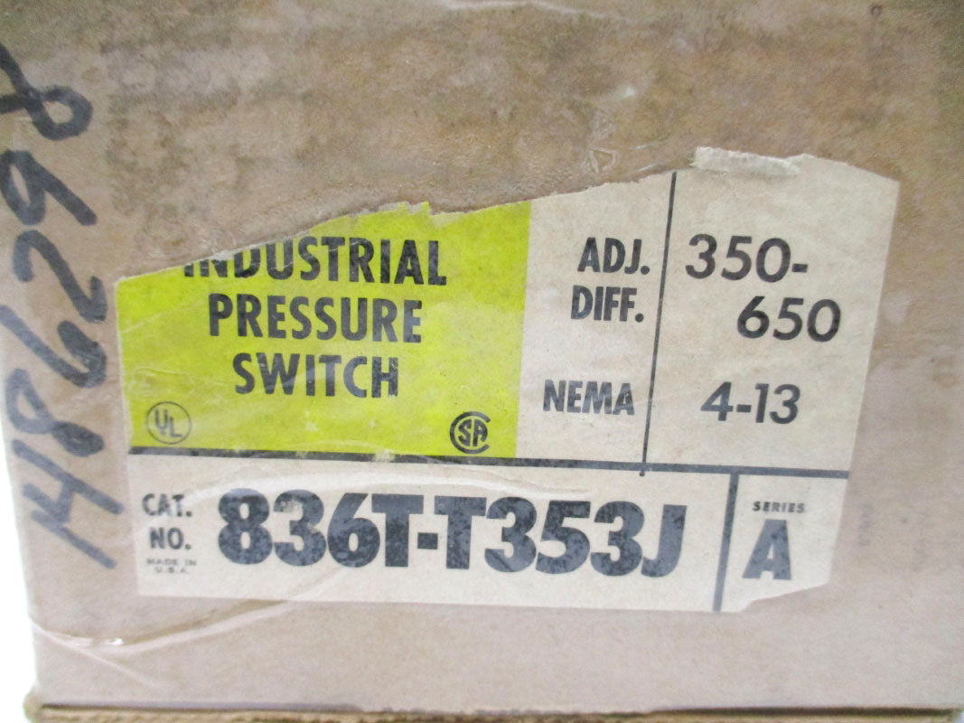 ALLEN BRADLEY 836T-T353J SER. A 600VAC 60A 5000PSI (BR/YL) NSMP