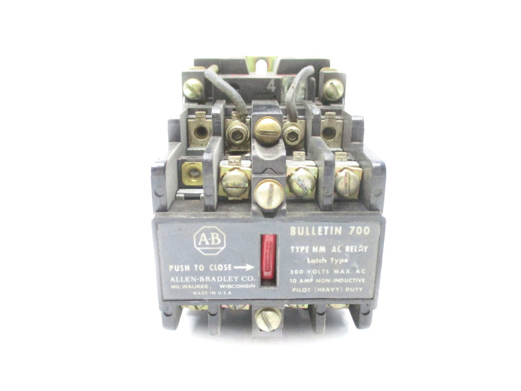 ALLEN BRADLEY 700-NM240A1 SER. B 110/120V 10A UNMP