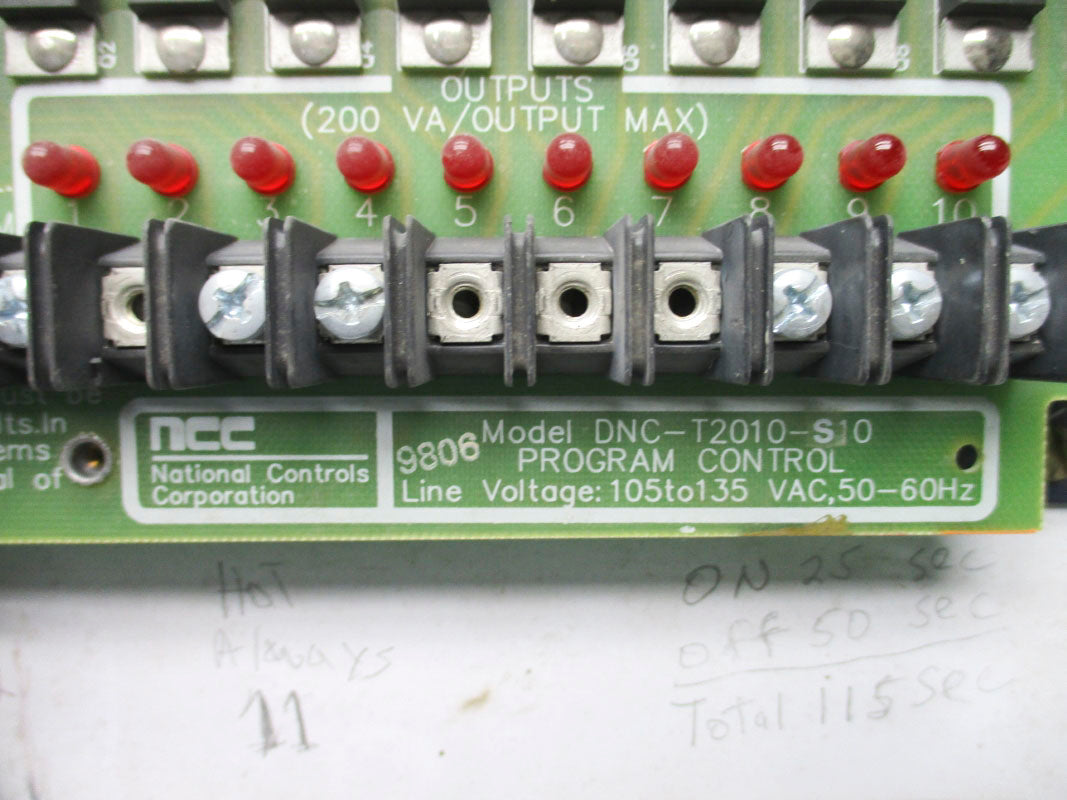 NCC DNC-T2010-S10 105-135VAC UNMP