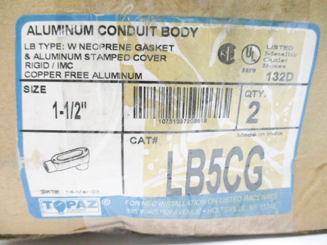 TOPAZ LB5CG (PKG OF 2) NSMP