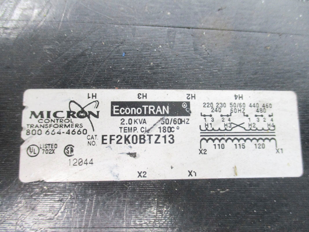 MICRON CONTROL EF2K0BTZ13 2.0KVA 480V UNMP