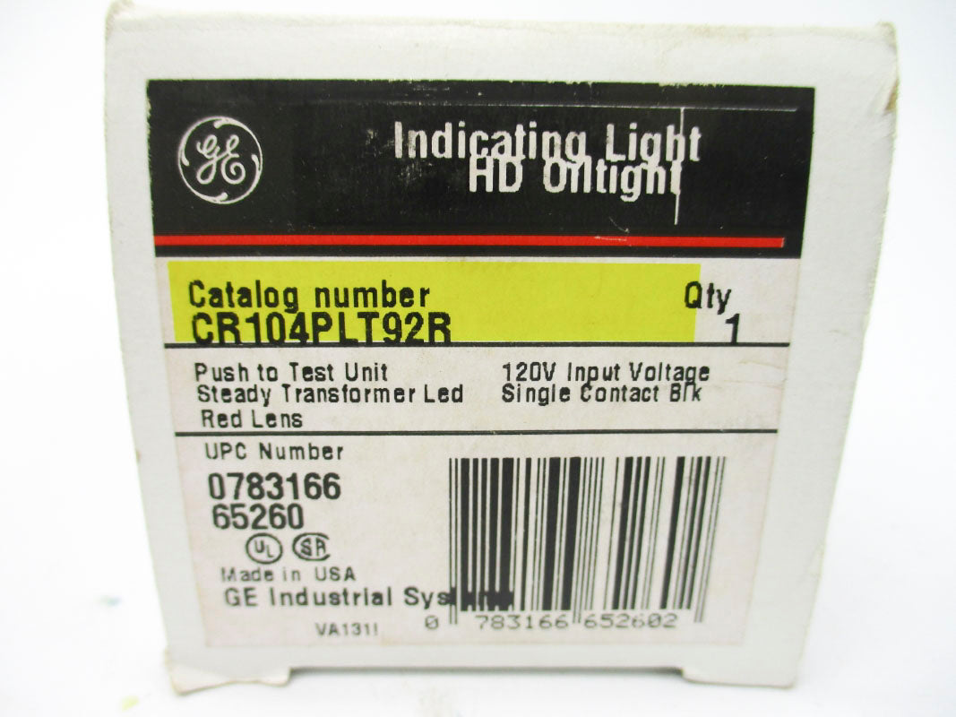 GENERAL ELECTRIC CR104PLT92R 120V NSMP