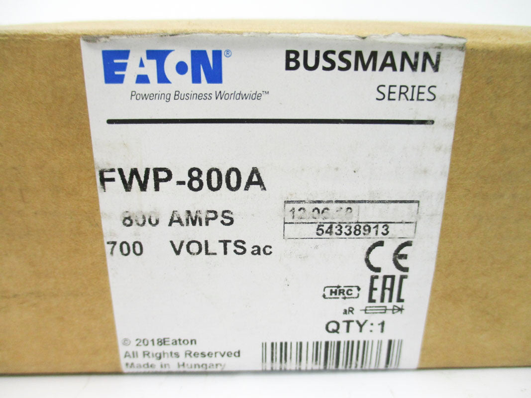 EATON FWP-800A 700VAC/DC 800A (BR/WH) NSMP