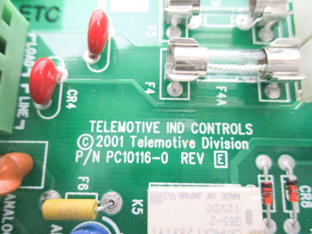 TELEMOTIVE CONTROLS PC10116-0 REV. E NSNP
