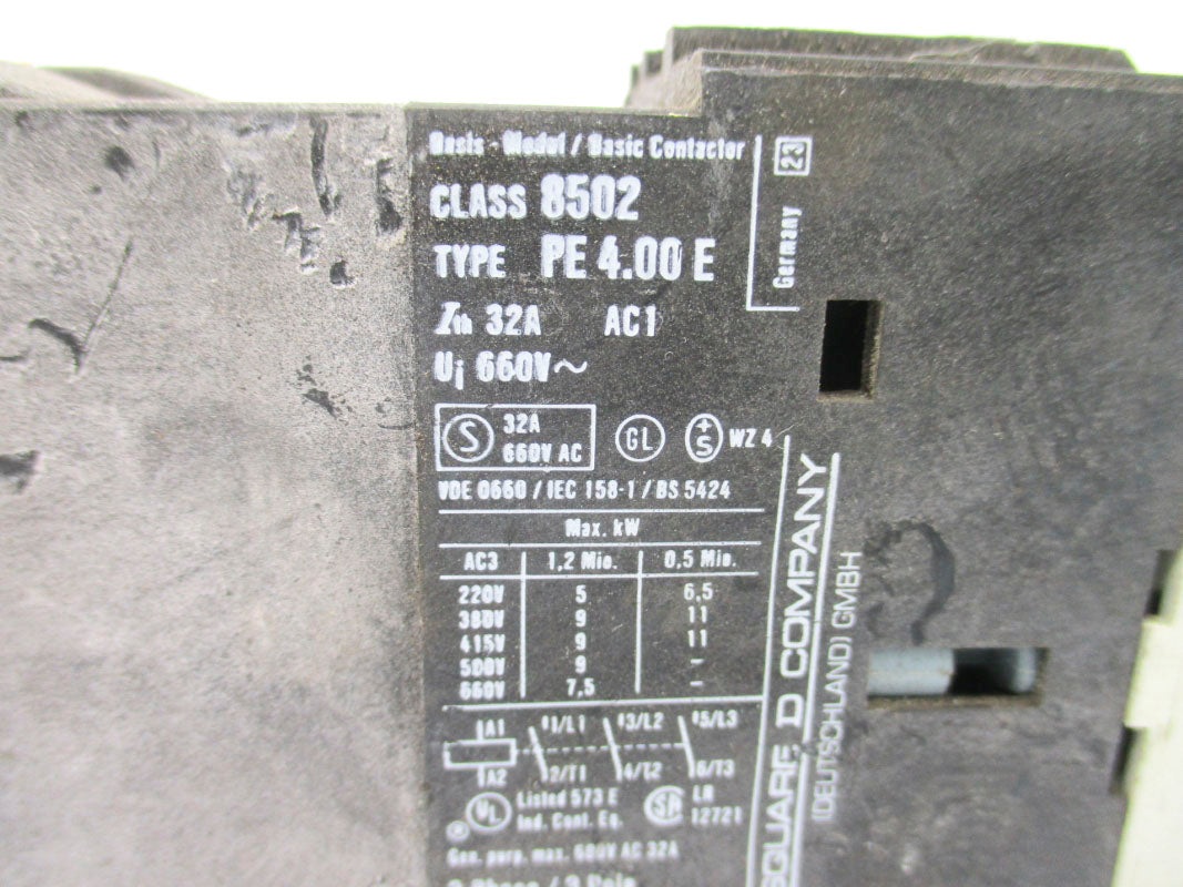 SQUARE D 8502PE4.00E SER. B 32A 110/120V UNMP