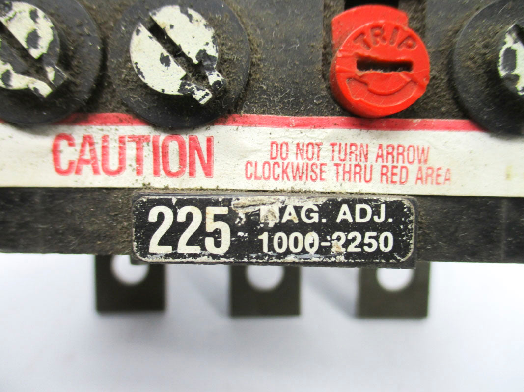 GENERAL ELECTRIC 1000-2250 225A UNMP
