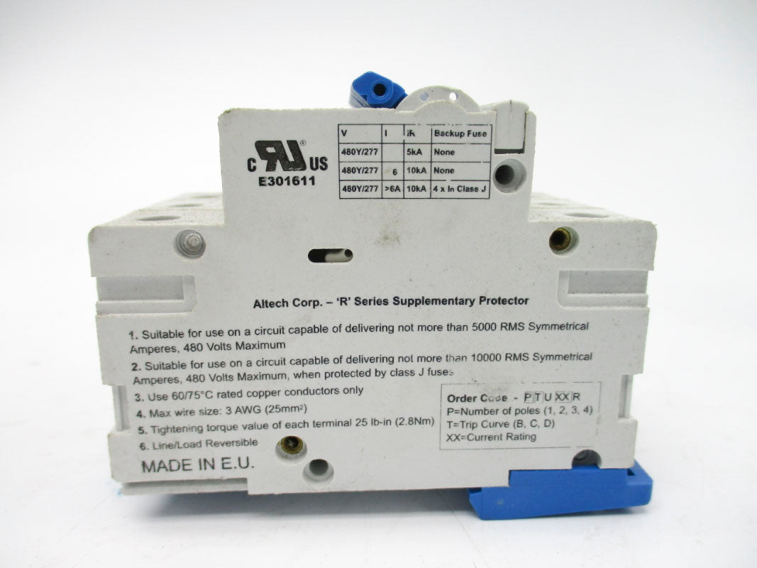 ALTECH 3DU15R 480V 15A UNMP