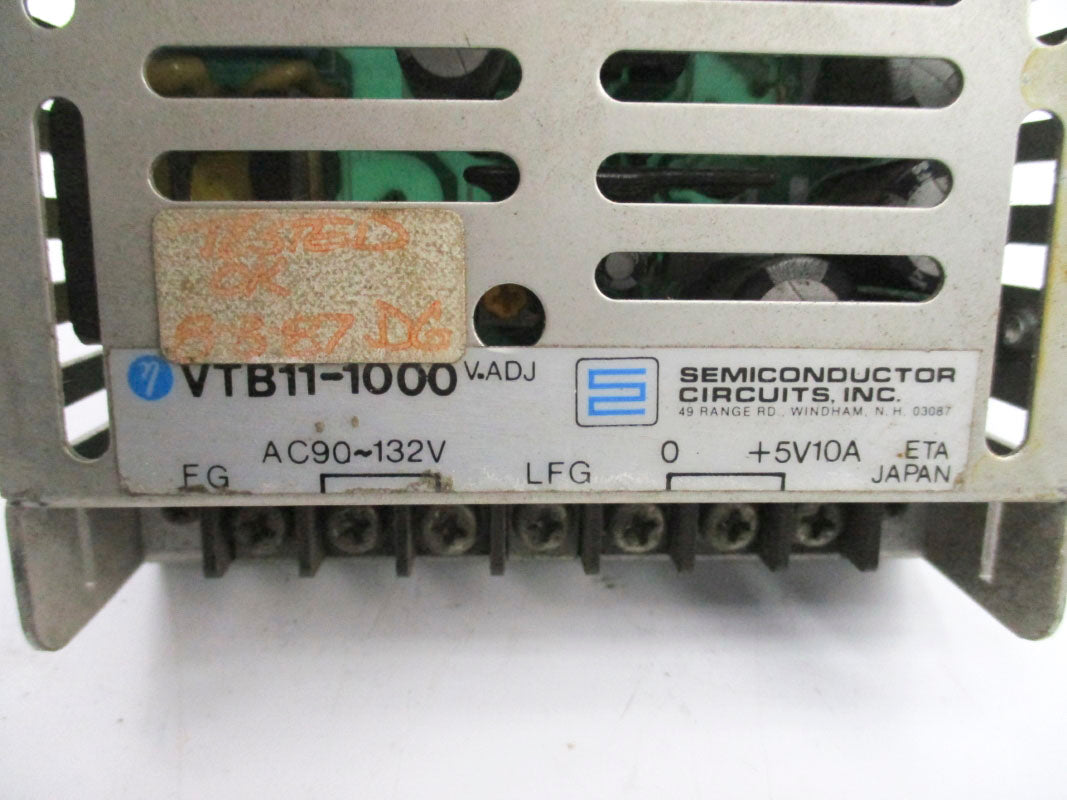 SEMICONDUCTOR CIRCUITS VTB11-1000 90-132VAC 10A UNMP