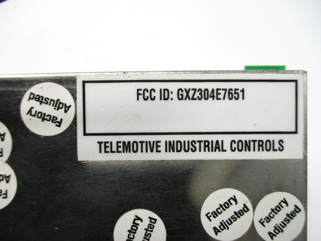 TELEMOTIVE CONTROLS GXZ304E7651 E7651-2 NSNP