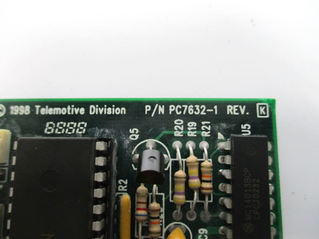TELEMOTIVE CONTROLS PC7632-1 REV. K NSNP