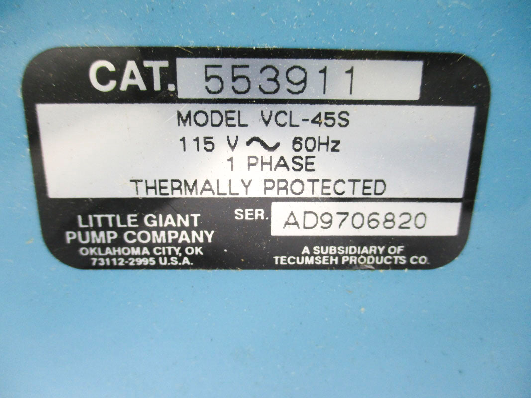 LITTLE GIANT VCL-45S 553911 115V NSNP