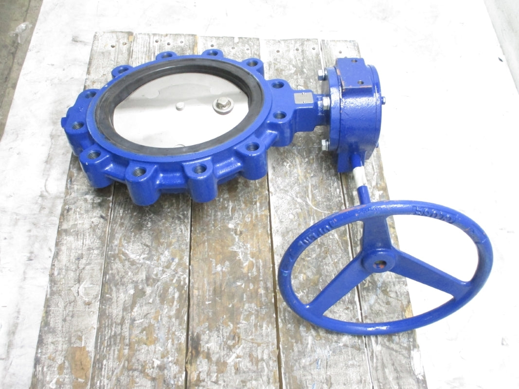KEYSTONE 10" STAINLESS BUTTERFLY VALVE 222CI316SS R190B 250PSI NSNP