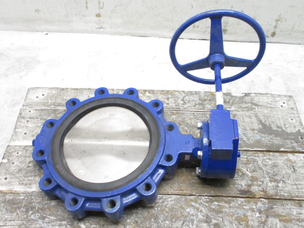 KEYSTONE 10" STAINLESS BUTTERFLY VALVE 222CI316SS R190B 250PSI NSNP