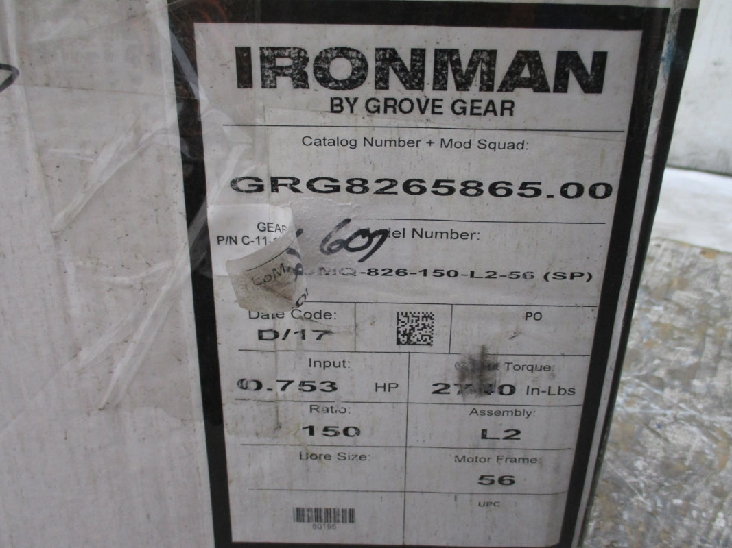 IRONMAN GRG8265865.00 GRG-DWQ-826-150-L2-58(SP) NSMP