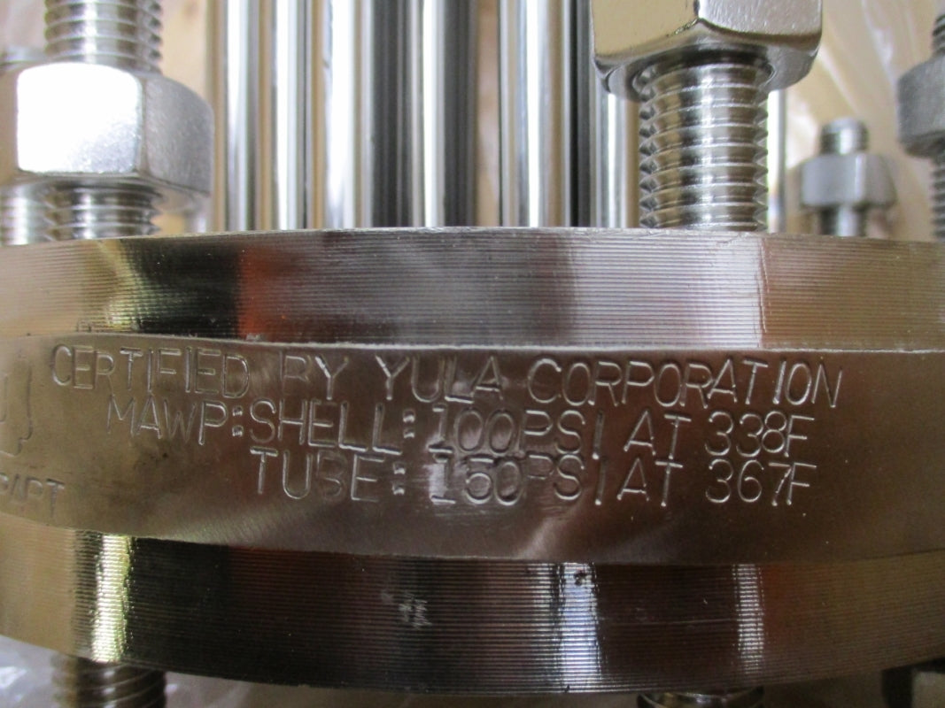 YULA HEAT EXCHANGER 0.5" 316L SS 20038745 150PSI NSMP
