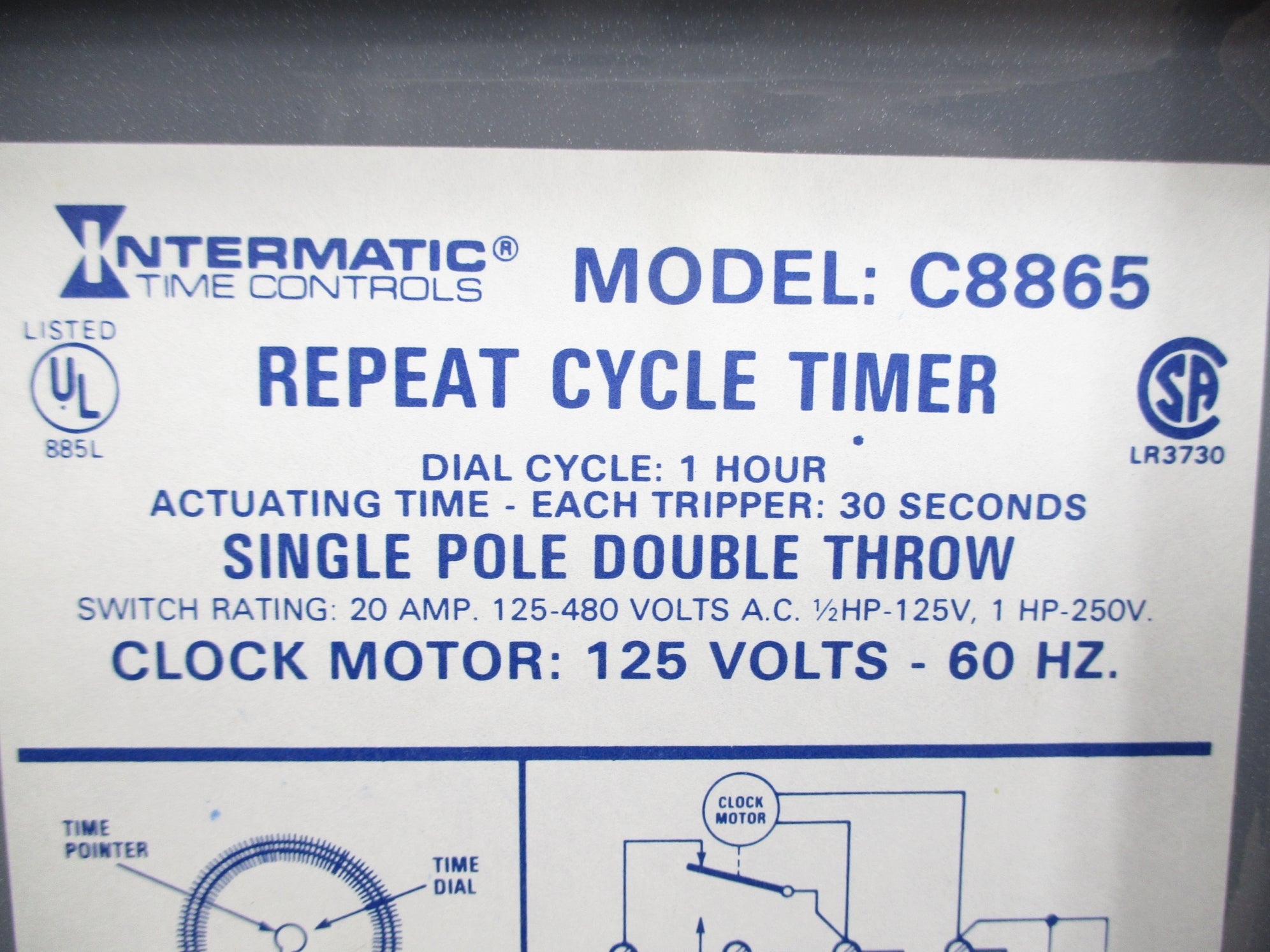 INTERMATIC C8865 NSNP