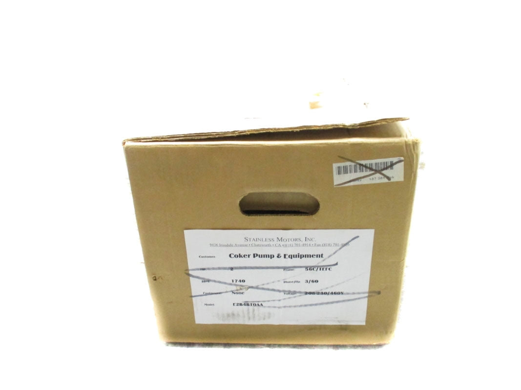 STAINLESS MOTORS D2B4BT 208-230/460V 4.6-4.2/2.1A NSMP