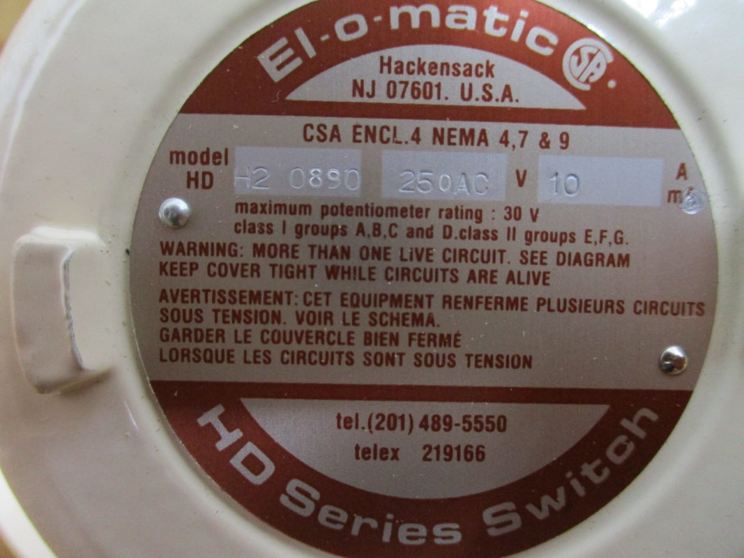 EL-0-MATIC H20890 250VAC 10A NSMP
