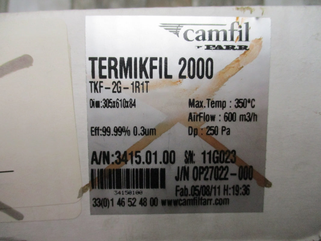 CAMFIL FARR TERMIKFIL2000 TKF-2G-1R1T NSFS
