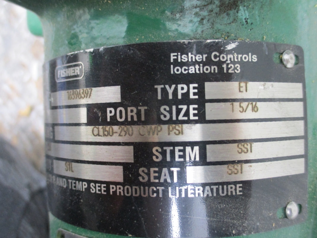 FISHER CONTROLS ET 667 3-15PSI 1-5/16" NSNP