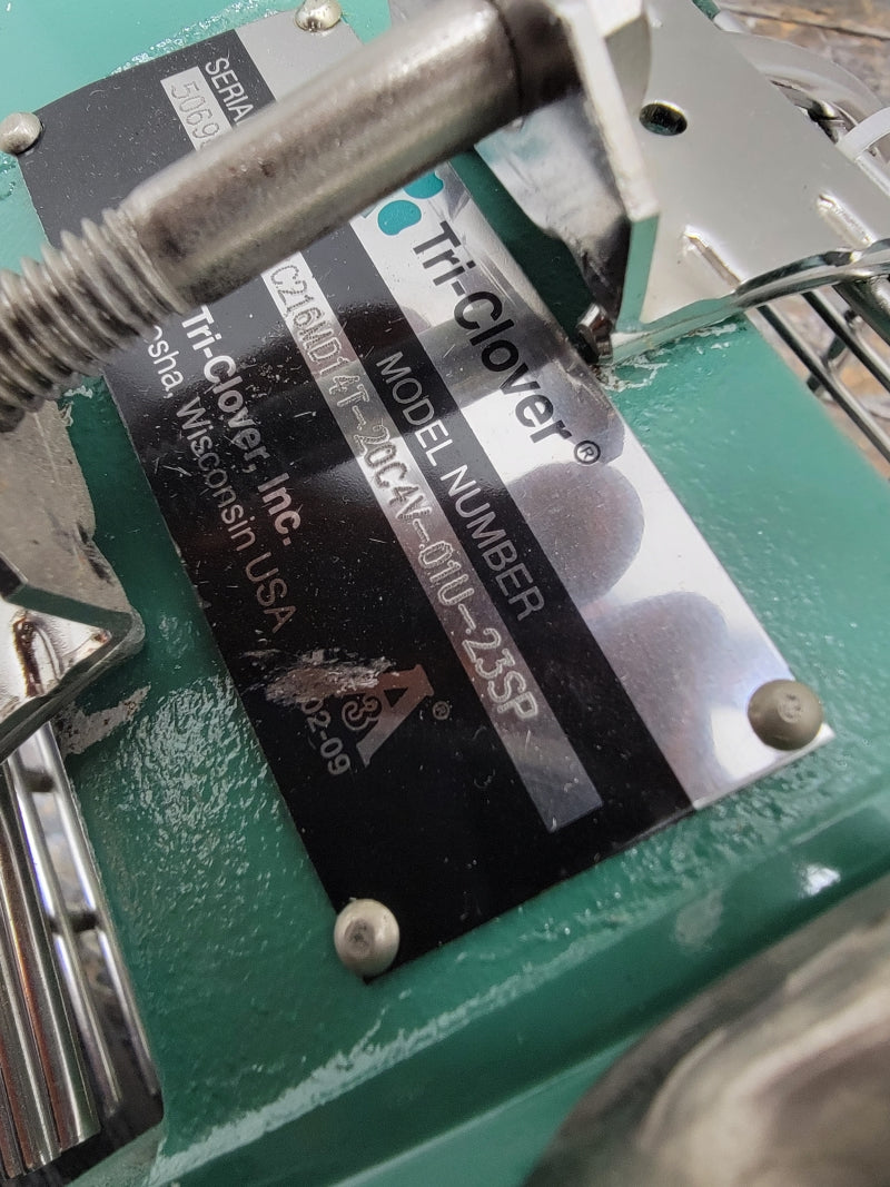 TRI-CLOVER C216MD14T-20C4V-01U-23SP W/ BALDOR CM3542 208-230/460V 3.2-3/1.5A NSNP