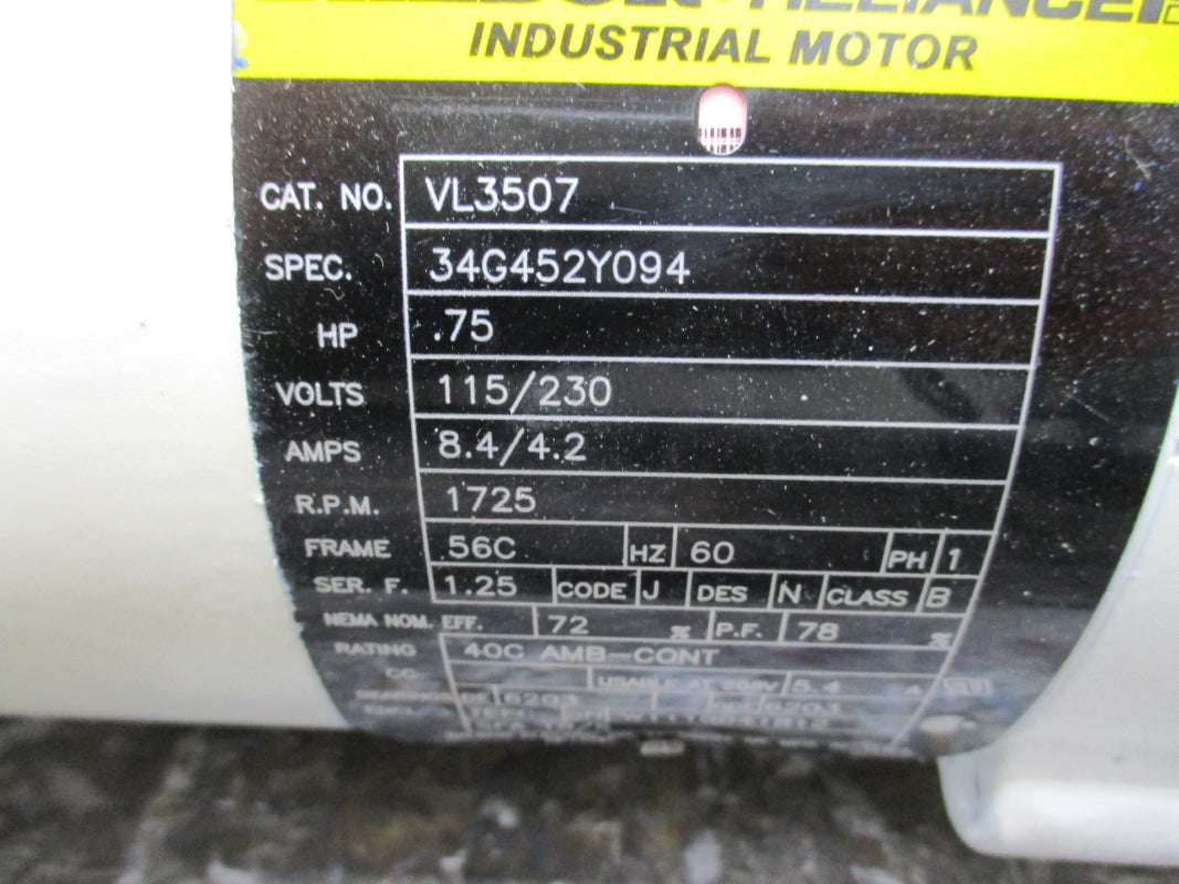 SPX BRAN+LUEBBE 2H1-3228:2D242 W/ BALDOR VL3507 115/230V 8.4/4.2A NSNP