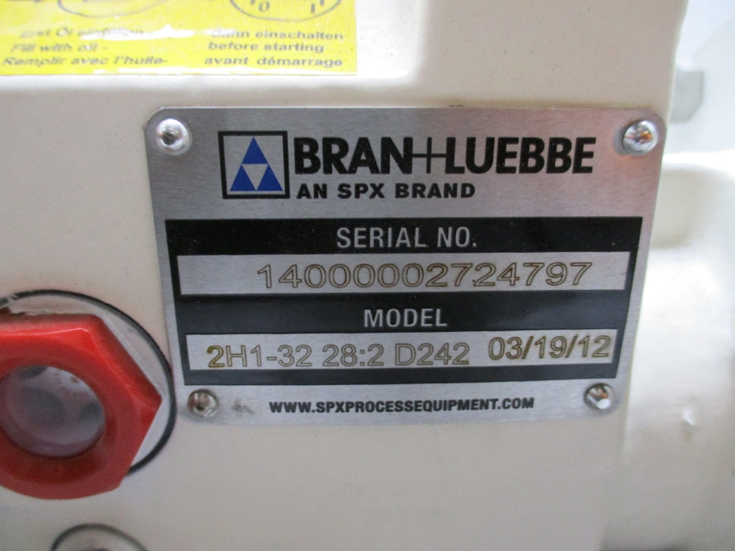 SPX BRAN+LUEBBE 2H1-3228:2D242 W/ BALDOR VL3507 115/230V 8.4/4.2A NSNP