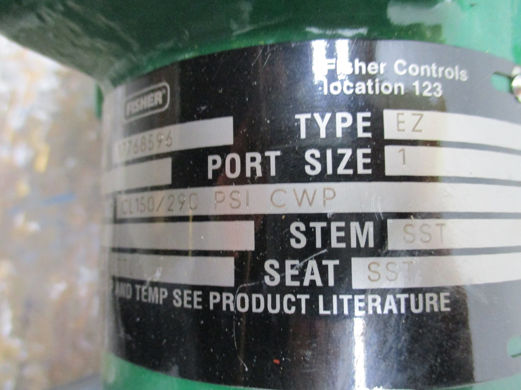 FISHER CONTROLS EZ 667 3-15PSI 1" ACTUATED VALVE NSNP