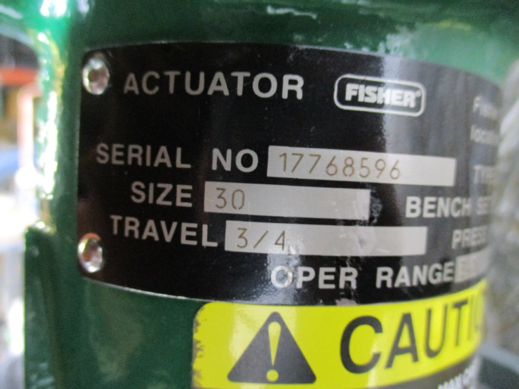 FISHER CONTROLS EZ 667 3-15PSI 1" ACTUATED VALVE NSNP