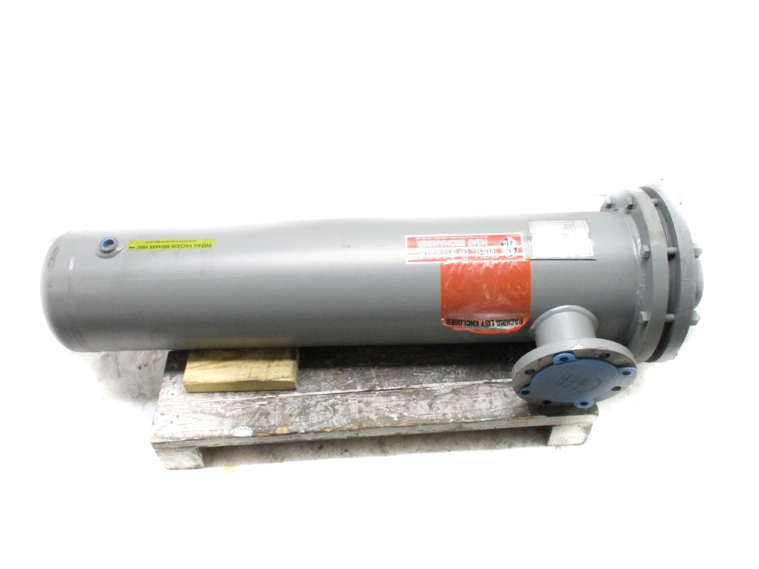 BELL&GOSSETT SHELL AND TUBE HEAT EXCHANGER BY526010048002-5-260-10-048-002 150PSI 375F NSNP