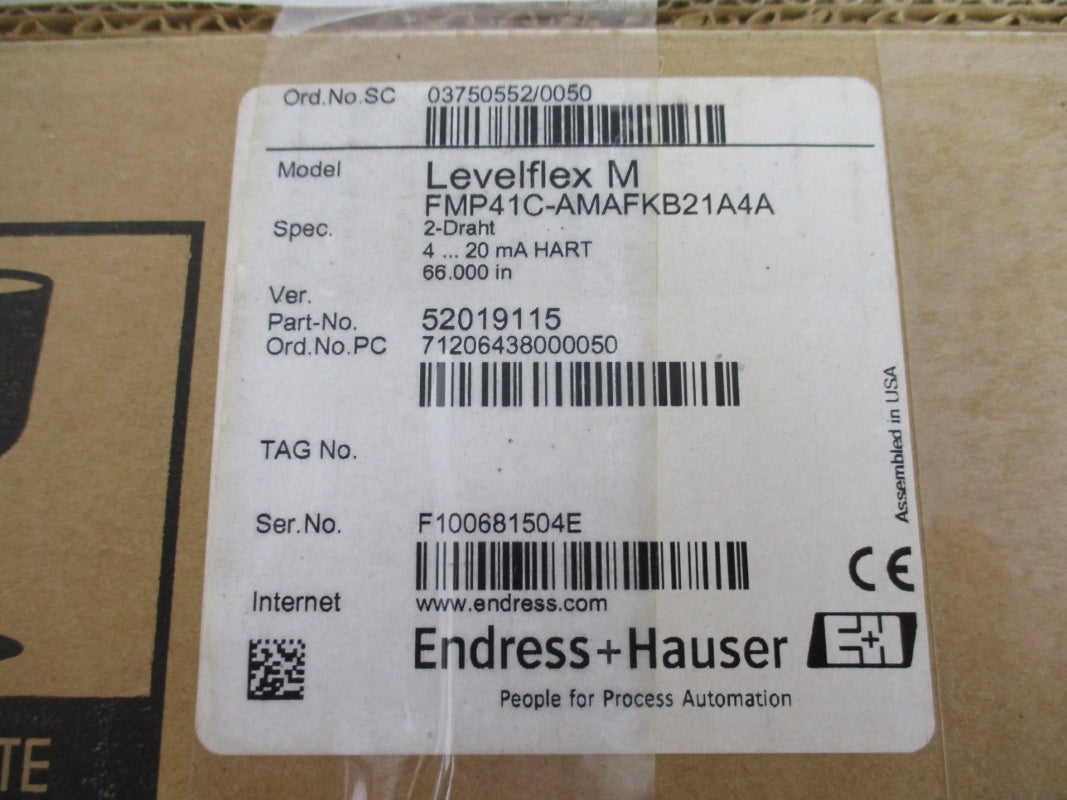 ENDRESS+HAUSER FMP41C-AMAFKB21A4A 52019115 NSMP