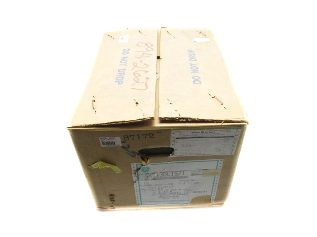 GENERAL ELECTRIC 213TDZ 10 HP 5K213DL1571 200-230/460V 27.6-23.4/11A NSMP