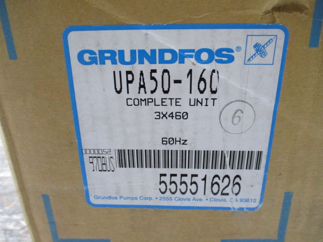 GRUNDFOS UPA50-160 230F 460V 1.85A NSMP