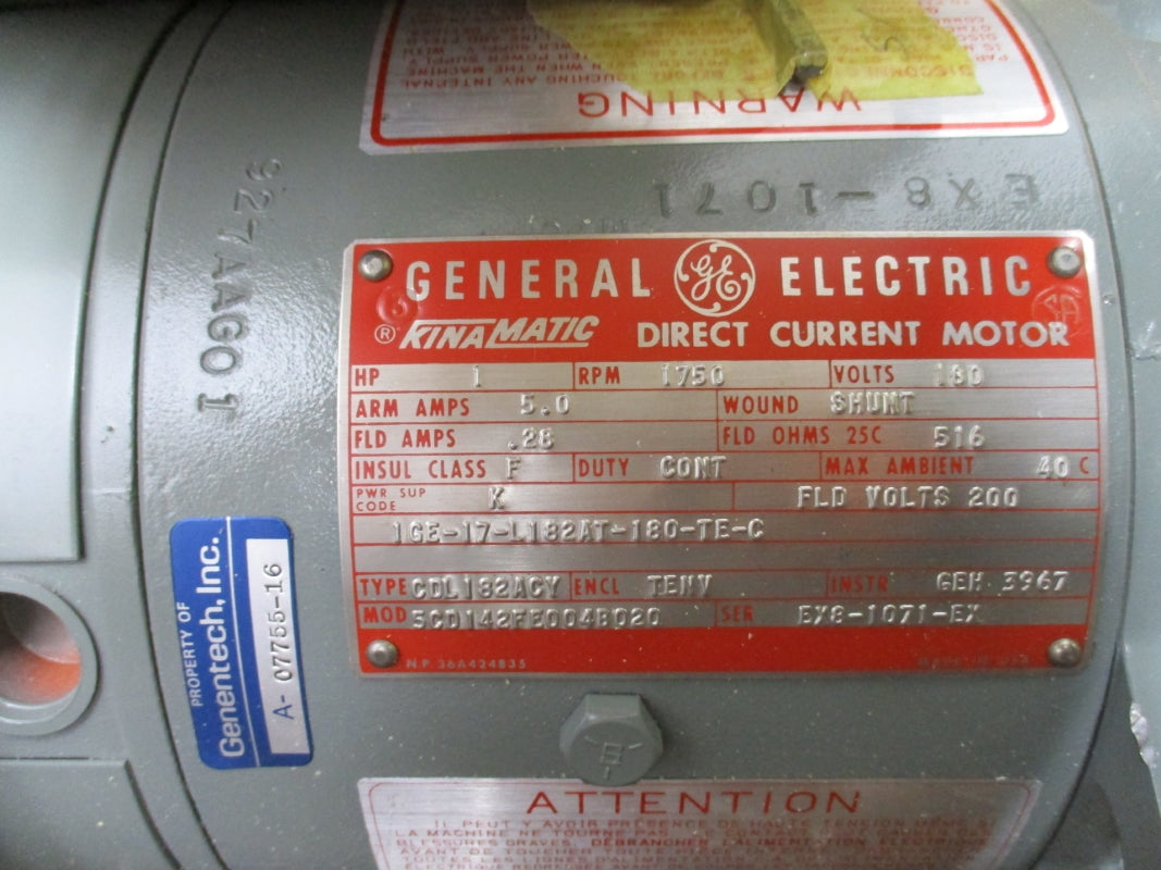 GENERAL ELECTRIC CDL182ACY 5CD142FE004B020 180V 5.0A NSMP