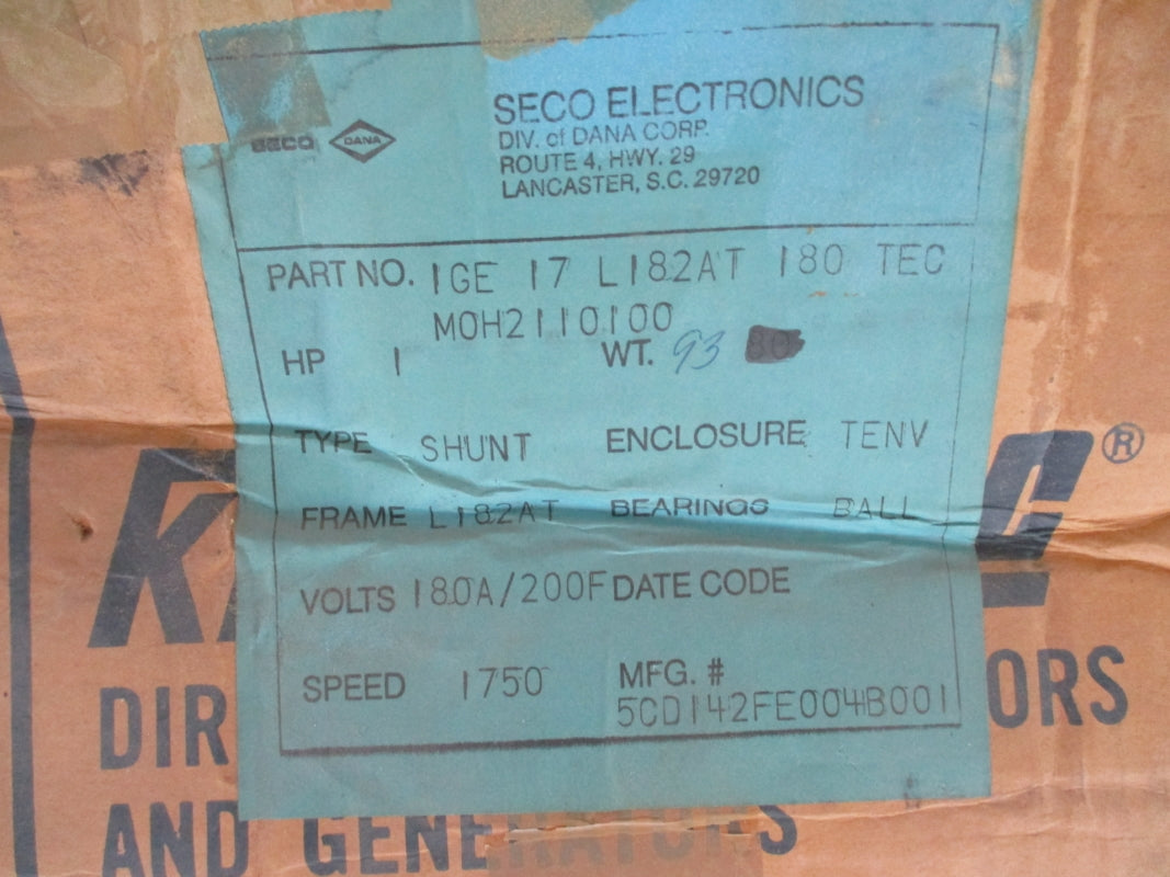 GENERAL ELECTRIC CDL182ACY 5CD142FE004B020 180V 5.0A NSMP