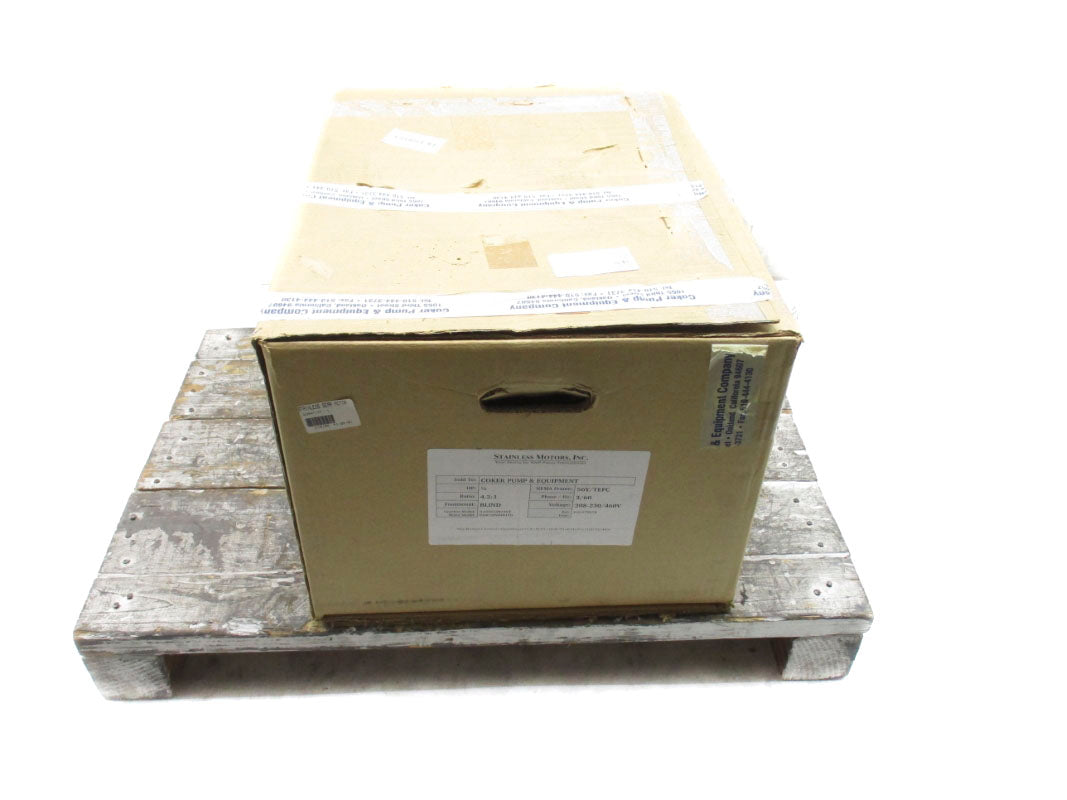 STAINLESS MOTORS PA4C10N04B1TG 208-230/460V 2.7-2.5/1.25A NSMP