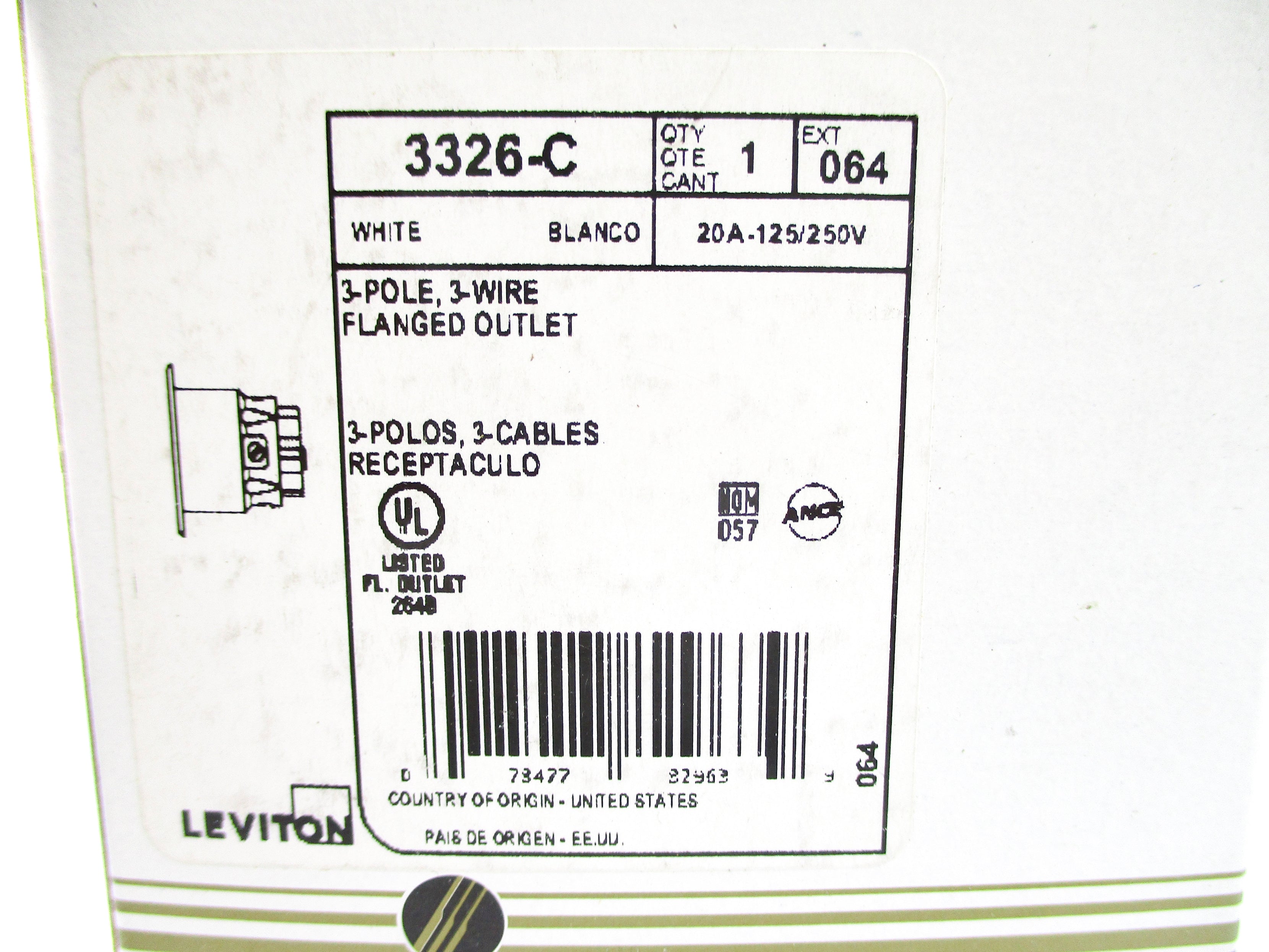 LEVITON 3326-C NSMP