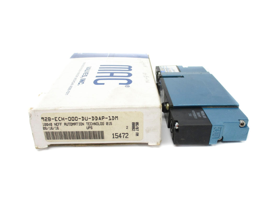 MAC 92B-ECH-000-DU-DDAP-1DM 24VDC 120PSI NSMP