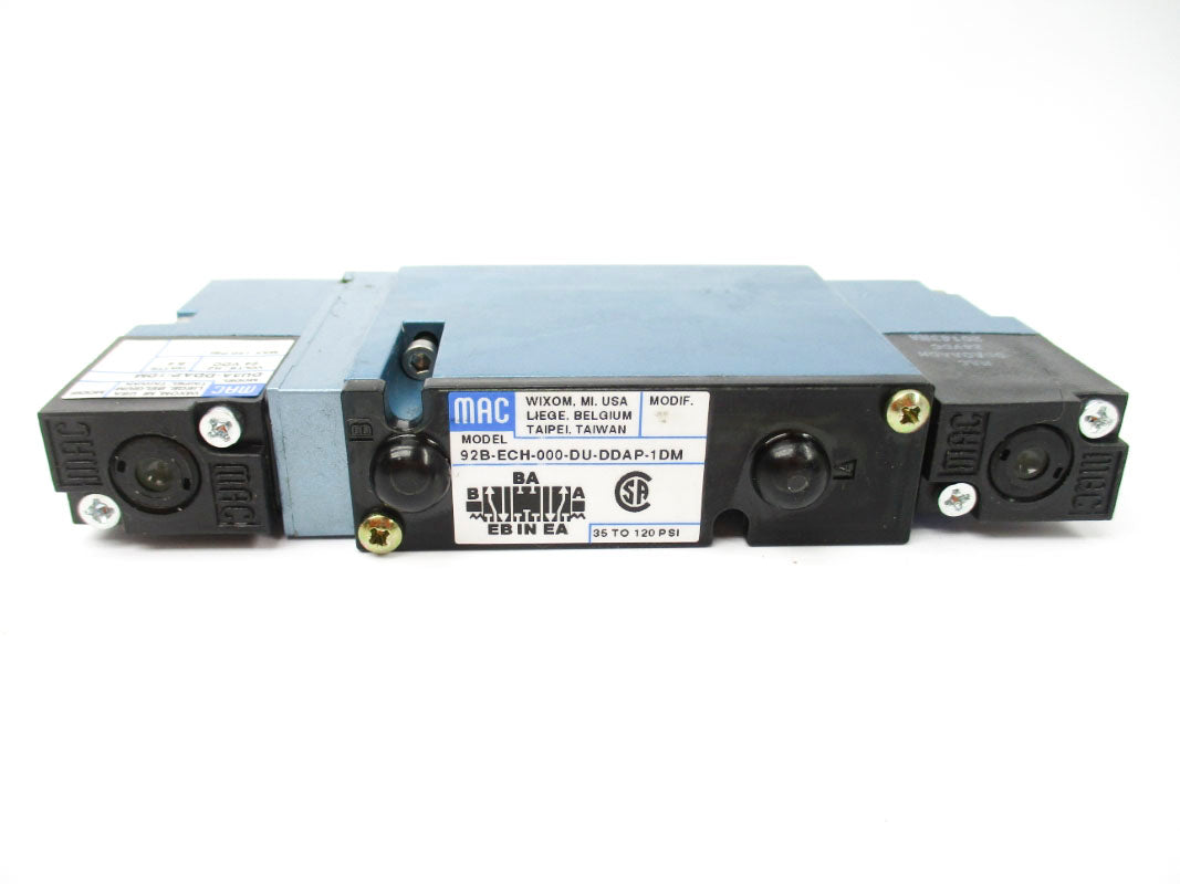 MAC 92B-ECH-000-DU-DDAP-1DM 24VDC 120PSI NSMP