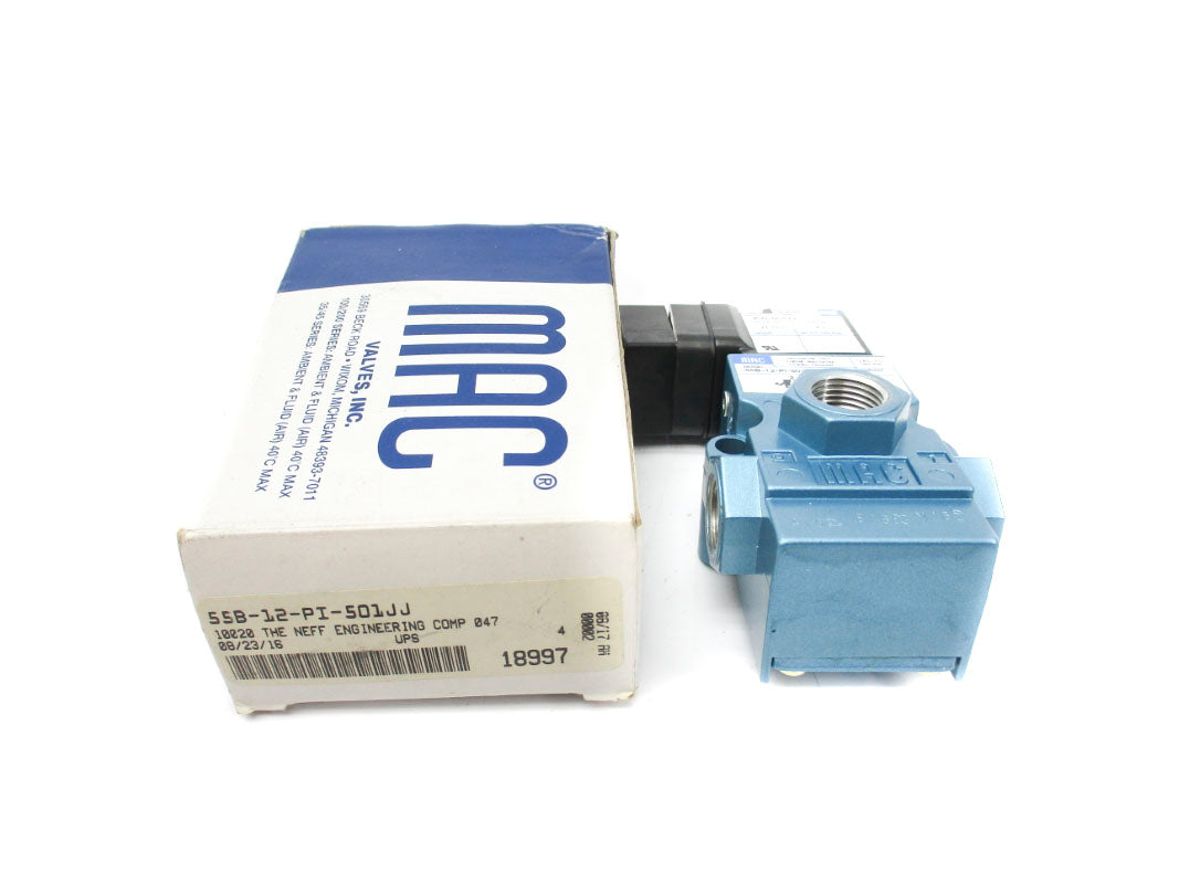 MAC 55B-12-PI-501JJ 150PSI 24VDC NSMP