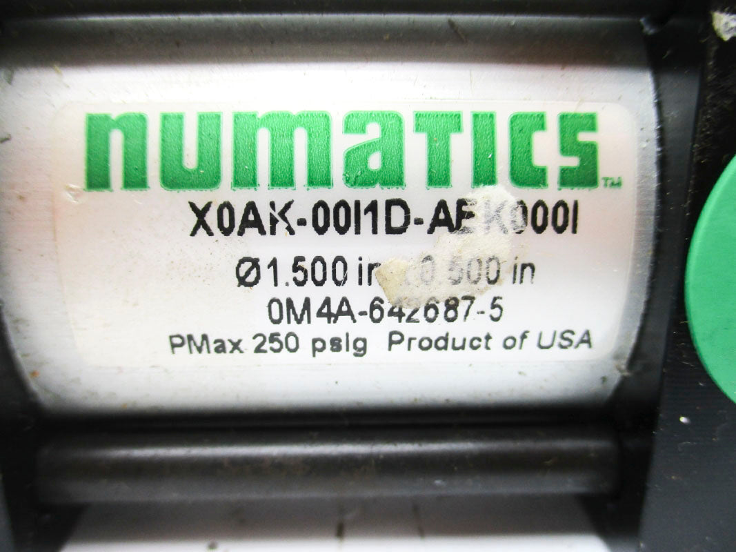 NUMATICS X0AK-00I1D-AEK000I 250PSI UNMP