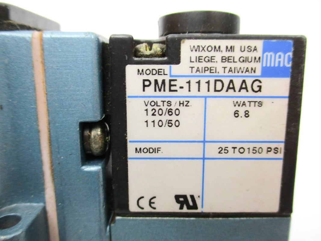 MAC 6233C-000-PM-111DA 150PSI 120V UNMP