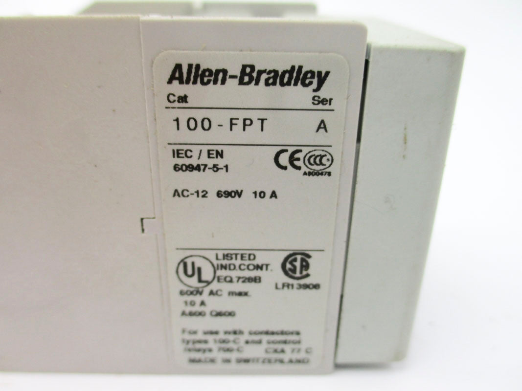 ALLEN BRADLEY 100-FPTB30 SER. A 30A 690V 0.3-30S NSNP