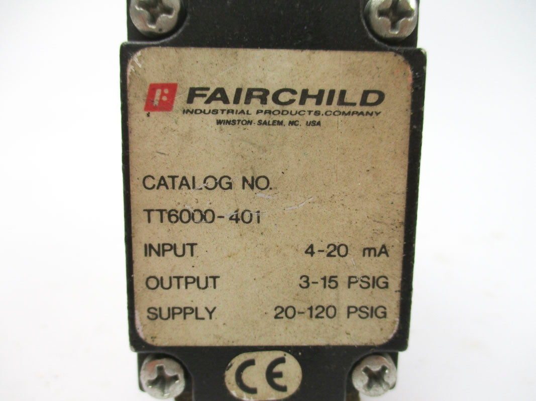 FAIRCHILD TT6000-401 20-120PSI UNMP