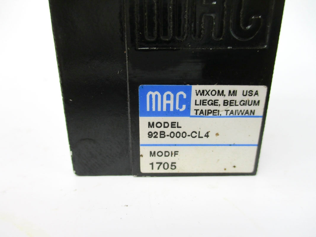 MAC 92B-000-CL4 UNMP